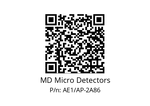   MD Micro Detectors AE1/AP-2A86