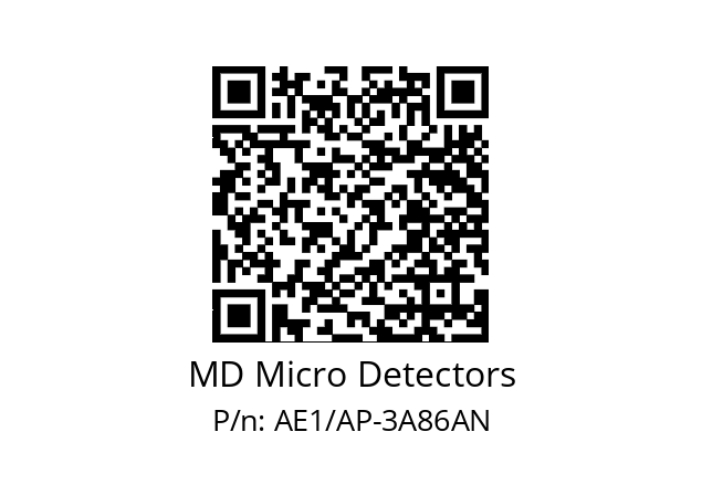   MD Micro Detectors AE1/AP-3A86AN