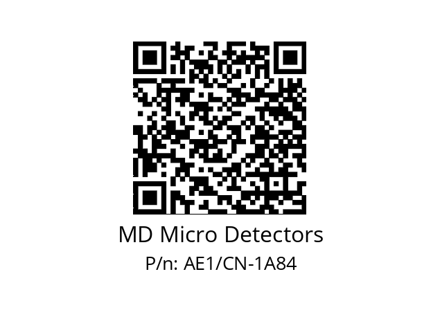   MD Micro Detectors AE1/CN-1A84