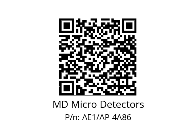   MD Micro Detectors AE1/AP-4A86