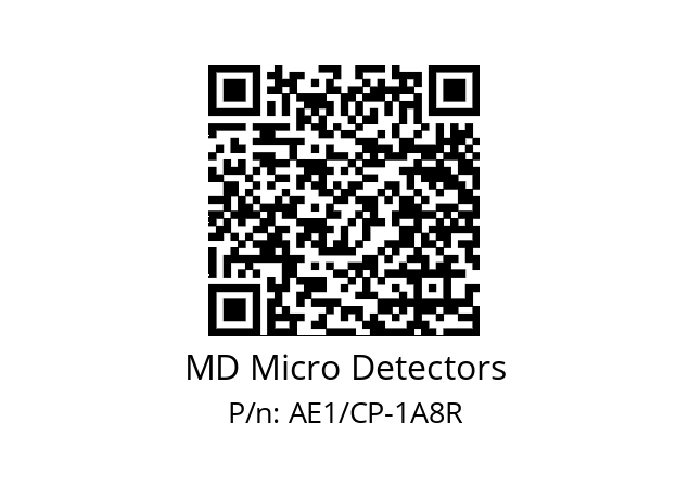   MD Micro Detectors AE1/CP-1A8R