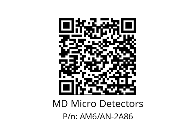   MD Micro Detectors AM6/AN-2A86