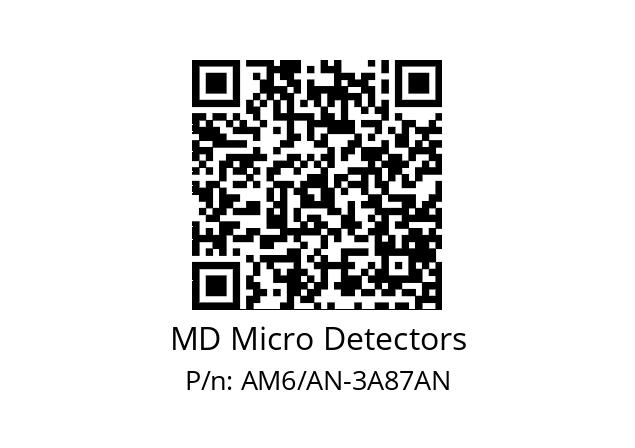   MD Micro Detectors AM6/AN-3A87AN