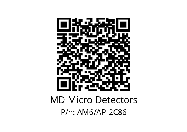   MD Micro Detectors AM6/AP-2C86