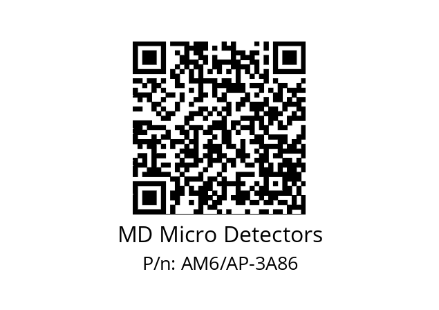   MD Micro Detectors AM6/AP-3A86