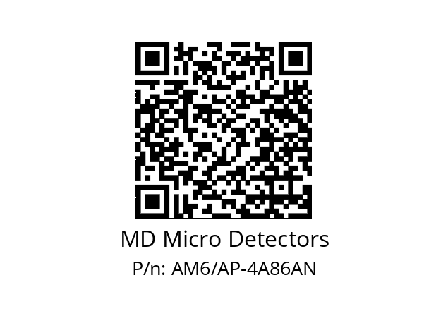   MD Micro Detectors AM6/AP-4A86AN