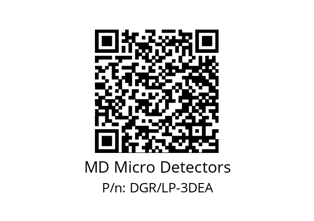   MD Micro Detectors DGR/LP-3DEA