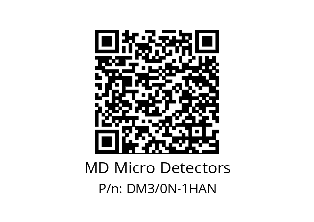   MD Micro Detectors DM3/0N-1HAN