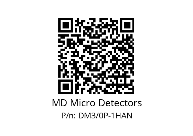   MD Micro Detectors DM3/0P-1HAN