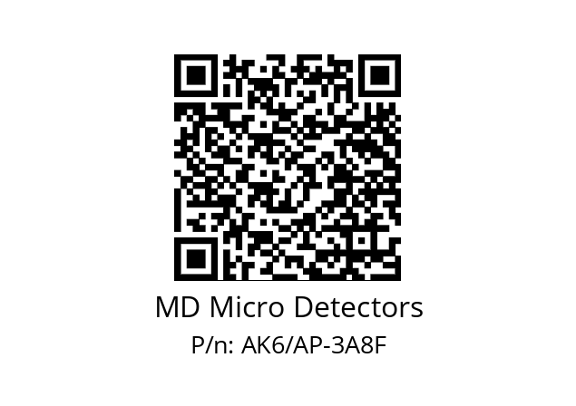   MD Micro Detectors AK6/AP-3A8F