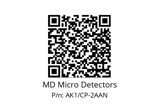   MD Micro Detectors AK1/CP-2AAN