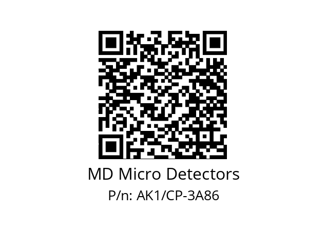   MD Micro Detectors AK1/CP-3A86