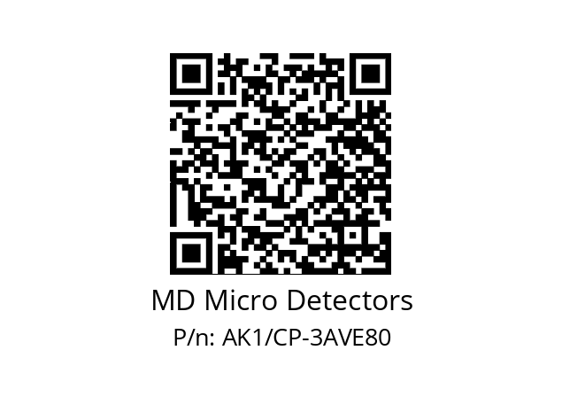   MD Micro Detectors AK1/CP-3AVE80