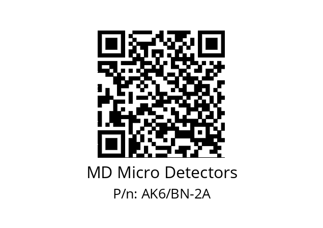   MD Micro Detectors AK6/BN-2A