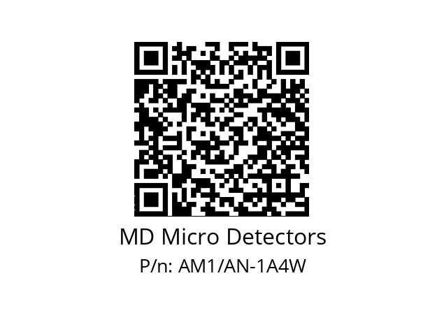   MD Micro Detectors AM1/AN-1A4W