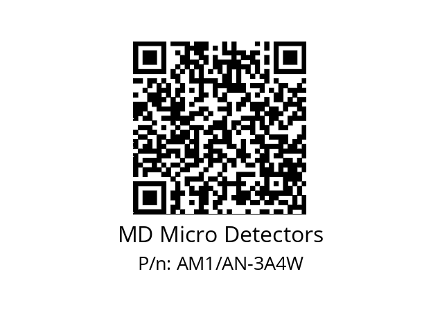   MD Micro Detectors AM1/AN-3A4W