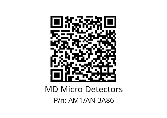   MD Micro Detectors AM1/AN-3A86