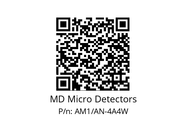   MD Micro Detectors AM1/AN-4A4W