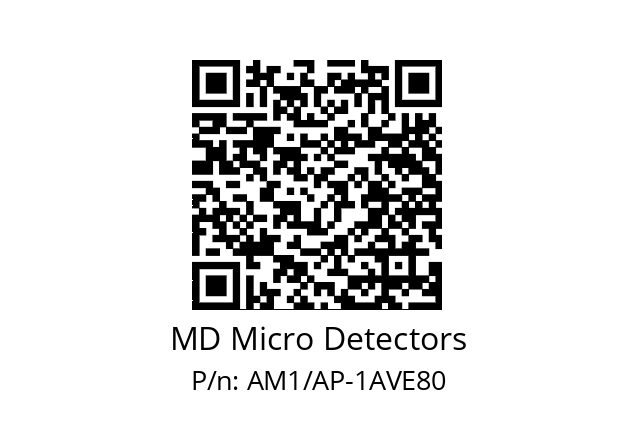   MD Micro Detectors AM1/AP-1AVE80