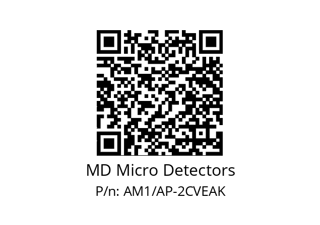   MD Micro Detectors AM1/AP-2CVEAK