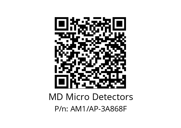   MD Micro Detectors AM1/AP-3A868F