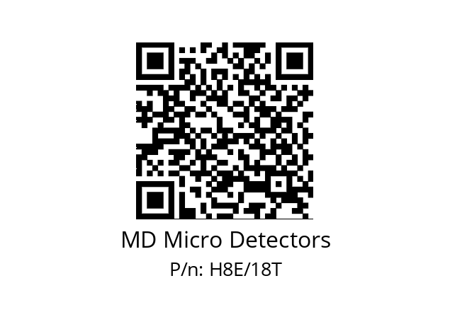   MD Micro Detectors H8E/18T