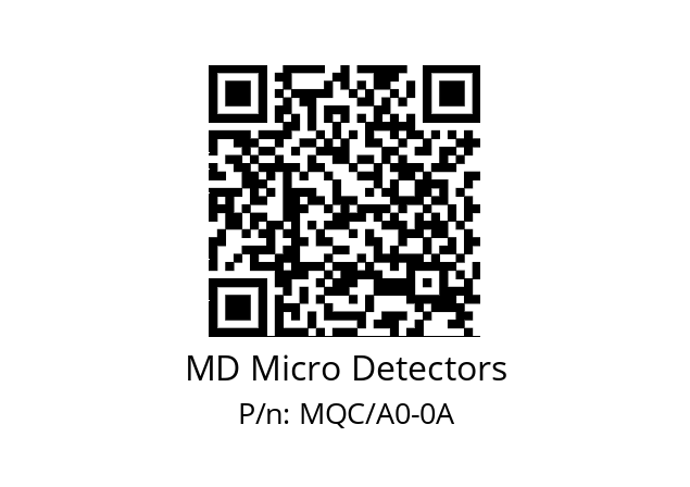   MD Micro Detectors MQC/A0-0A