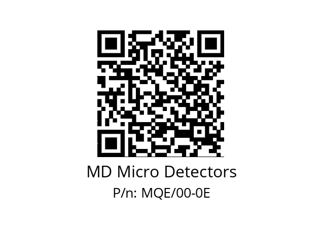   MD Micro Detectors MQE/00-0E