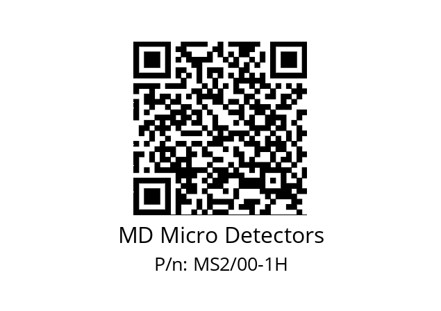   MD Micro Detectors MS2/00-1H