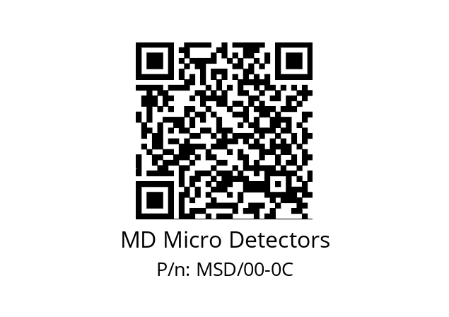   MD Micro Detectors MSD/00-0C