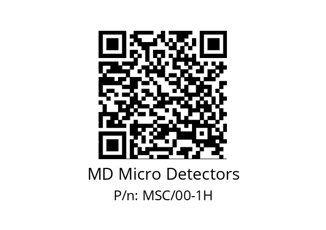   MD Micro Detectors MSC/00-1H