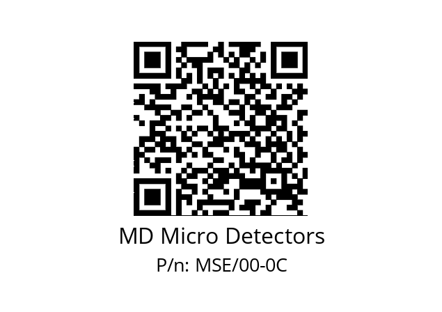   MD Micro Detectors MSE/00-0C