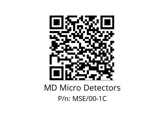   MD Micro Detectors MSE/00-1C