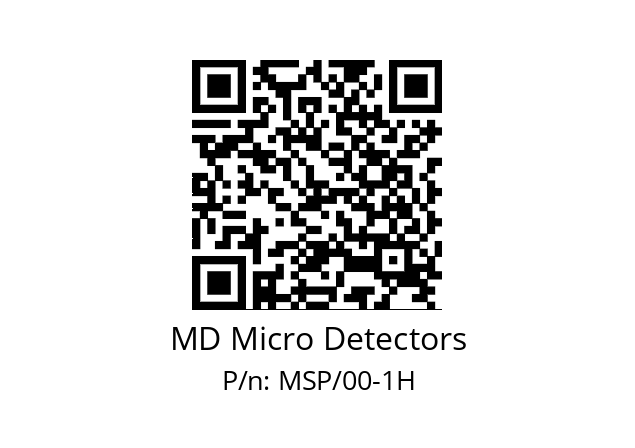   MD Micro Detectors MSP/00-1H