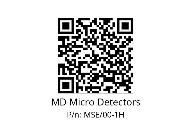   MD Micro Detectors MSE/00-1H