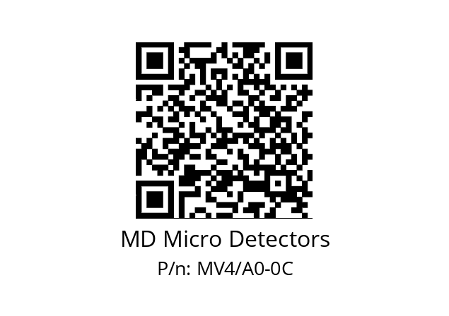   MD Micro Detectors MV4/A0-0C