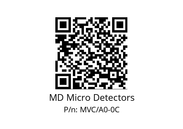   MD Micro Detectors MVC/A0-0C