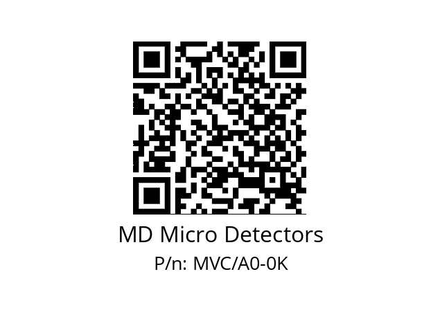   MD Micro Detectors MVC/A0-0K