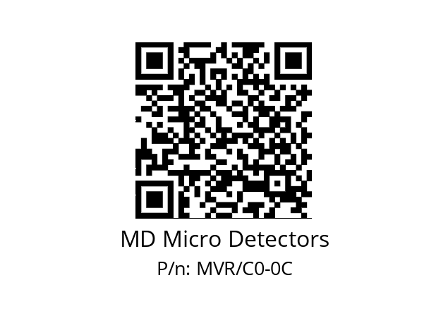   MD Micro Detectors MVR/C0-0C