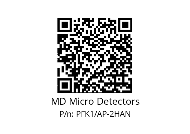   MD Micro Detectors PFK1/AP-2HAN