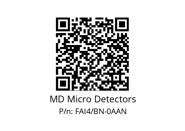   MD Micro Detectors FAI4/BN-0AAN