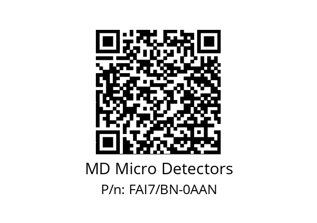   MD Micro Detectors FAI7/BN-0AAN