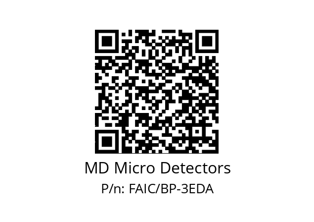   MD Micro Detectors FAIC/BP-3EDA