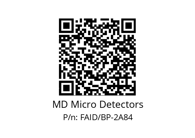   MD Micro Detectors FAID/BP-2A84