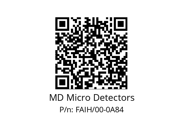   MD Micro Detectors FAIH/00-0A84