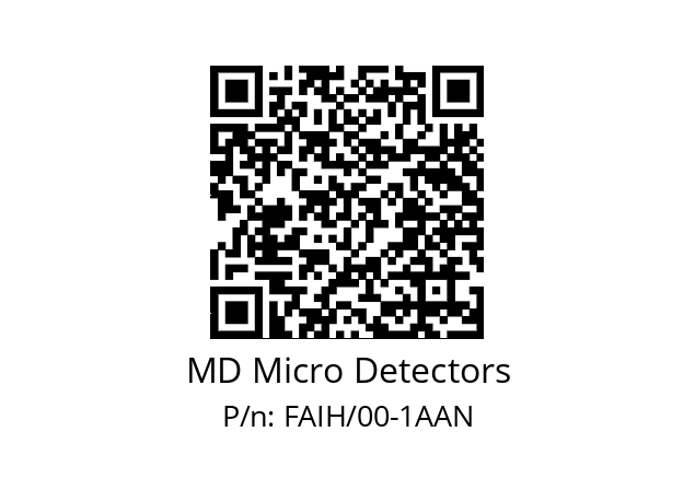   MD Micro Detectors FAIH/00-1AAN