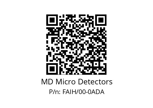   MD Micro Detectors FAIH/00-0ADA