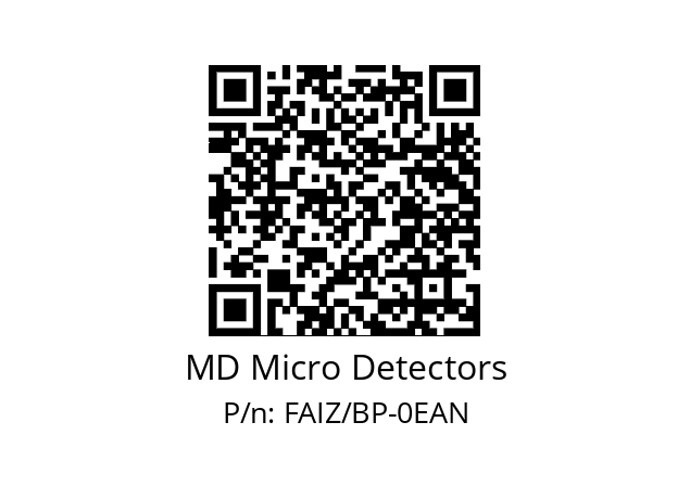   MD Micro Detectors FAIZ/BP-0EAN