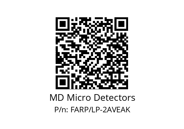   MD Micro Detectors FARP/LP-2AVEAK