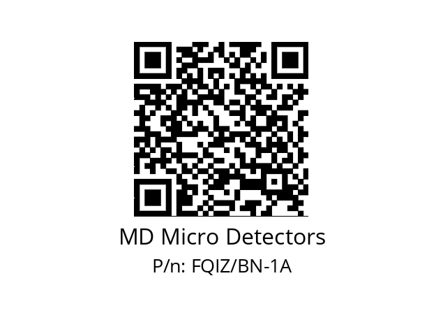   MD Micro Detectors FQIZ/BN-1A